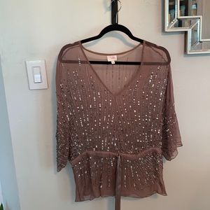 Embroidered Parker Blouse